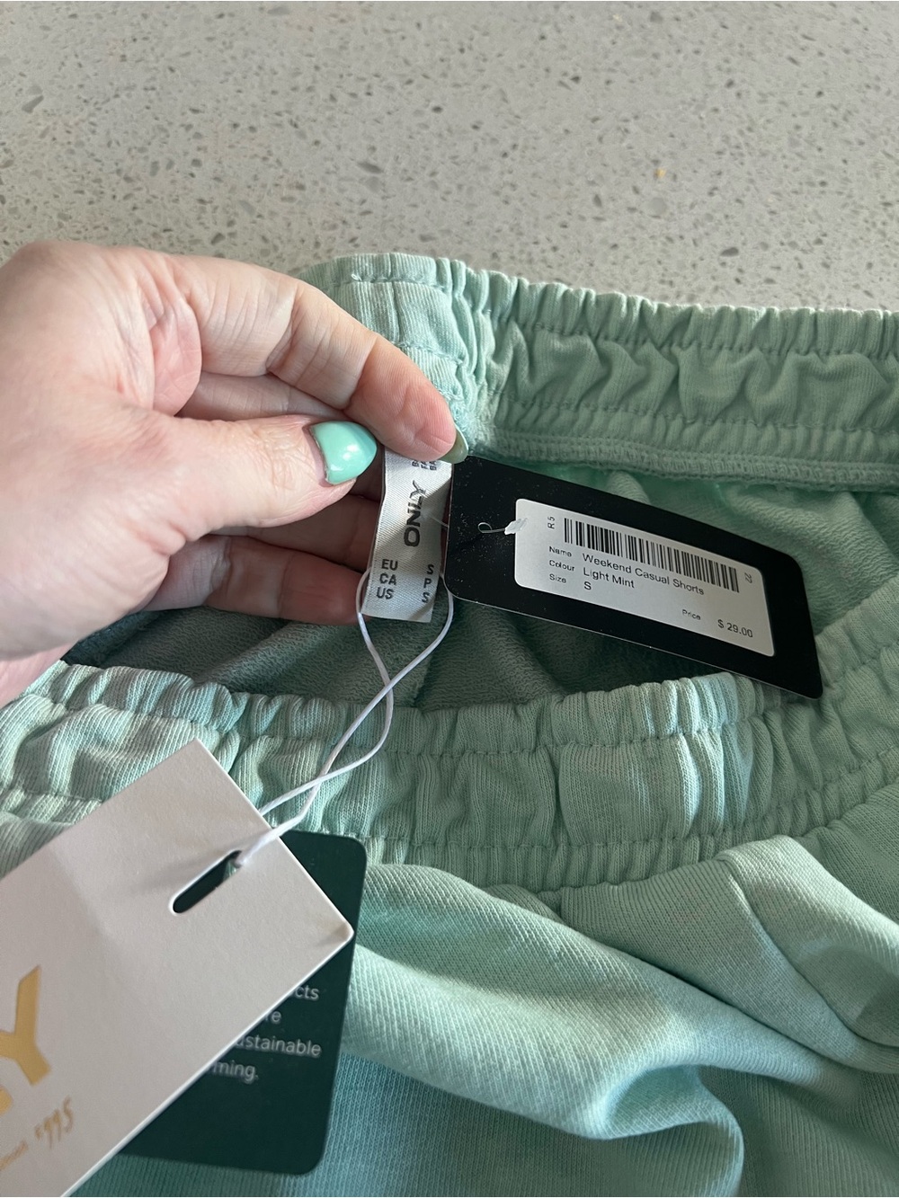 Weekend Casual Shorts (NWT) 🍒 Light Mint, Size Small - Picture 2 of 12